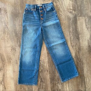 Madewell Slim Wide-Leg Jeans in Olympia Wash NWOT